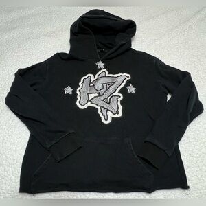 Heroz Embroidered Logo Black Hoodie Size XS Streetwear